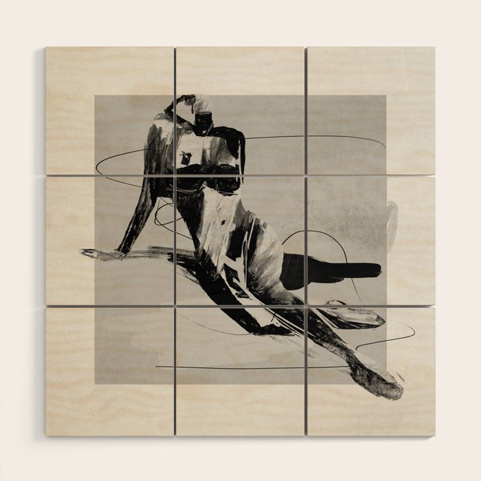 Female Figure 3 Wood Wall Art Gallery Image 1