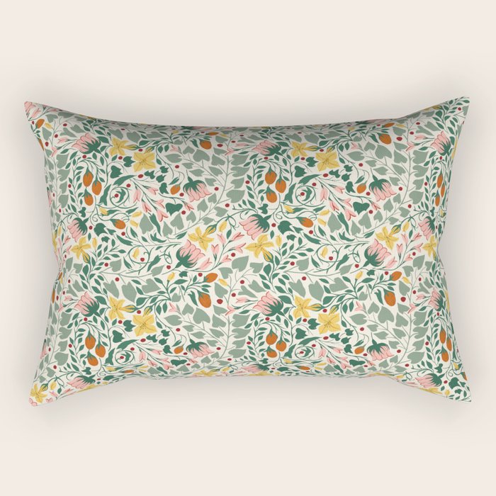 Folklore Vine Rectangular Pillow Gallery Image 2