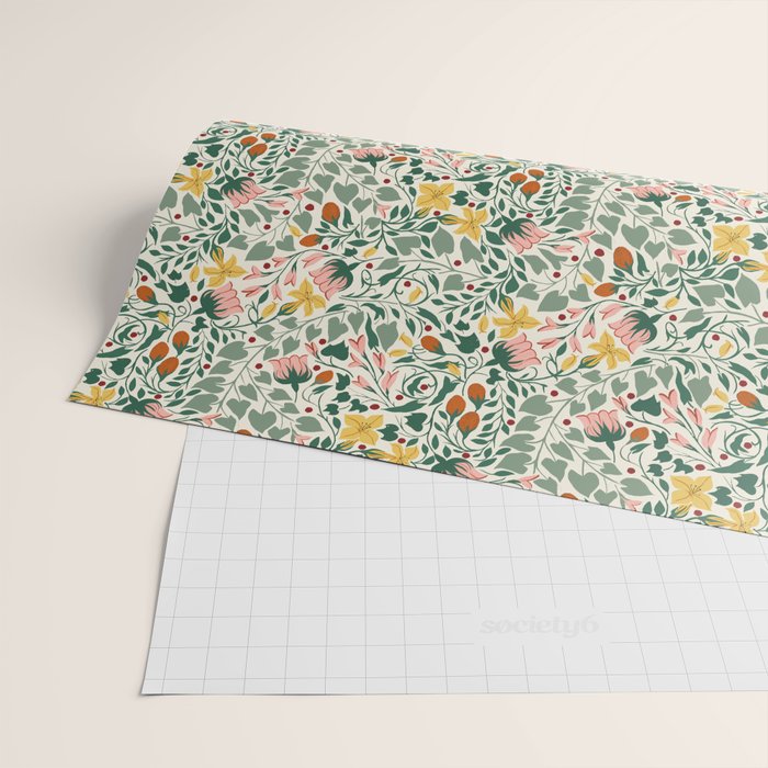 Folklore Vine Wrapping Paper Gallery Image 2