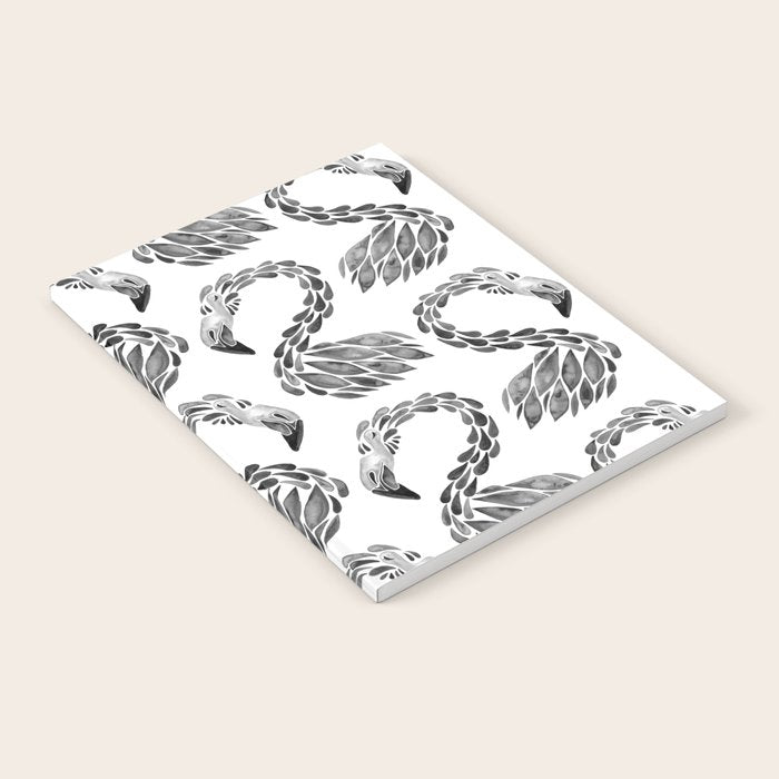 Miami Flamingo - Black Ink Notebook Gallery Image 1