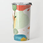 Modern Abstract Watercolour Art IV Travel Mug Gallery Image 2