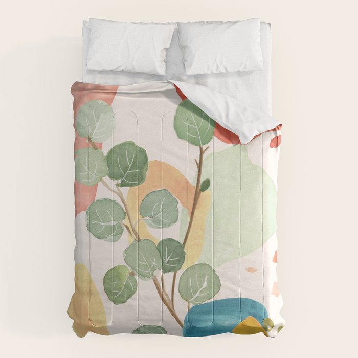 Modern Abstract Watercolour Art IV Comforter Gallery Image 6