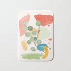 Modern Abstract Watercolour Art IV Bath Mat Gallery Image 1