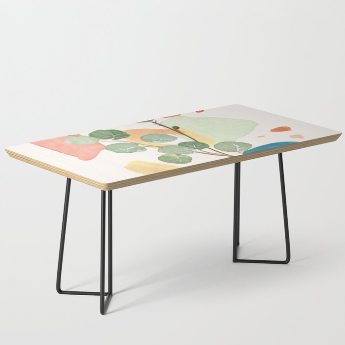 Modern Abstract Watercolour Art IV Coffee Table Gallery Image 1