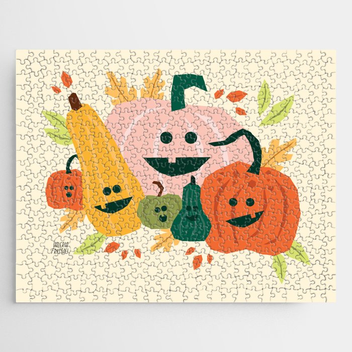 Cute scary pumpkins Jigsaw Puzzle Gallery Image 1
