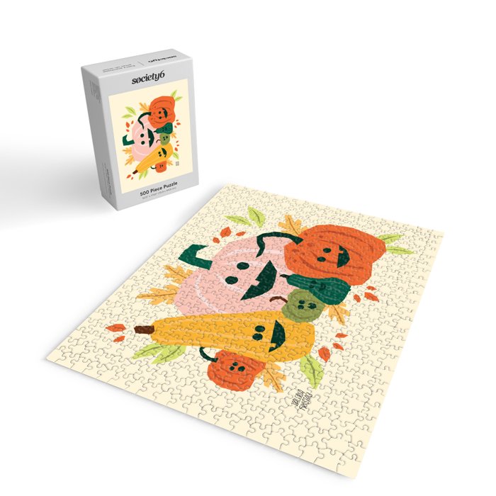 Cute scary pumpkins Jigsaw Puzzle Gallery Image 2