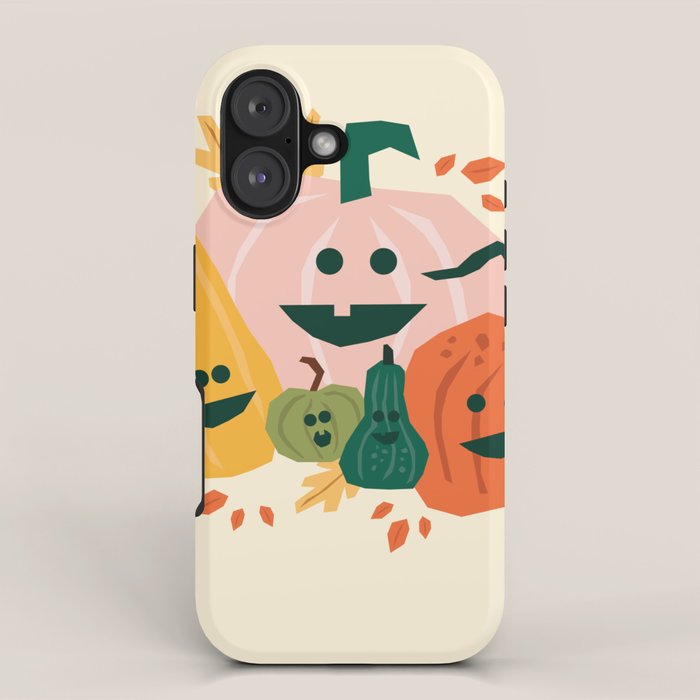 Cute scary pumpkins iPhone Case Gallery Image 1