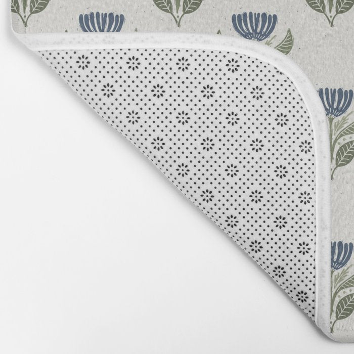 Stamped Floral Bath Mat Gallery Image 2