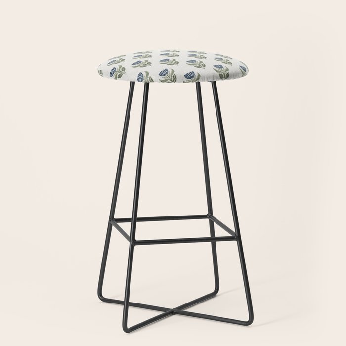 Stamped Floral Stool Gallery Image 1