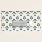 Stamped Floral Desk Mat Gallery Image 1