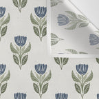 Stamped Floral Wall Tapestry Gallery Image 3