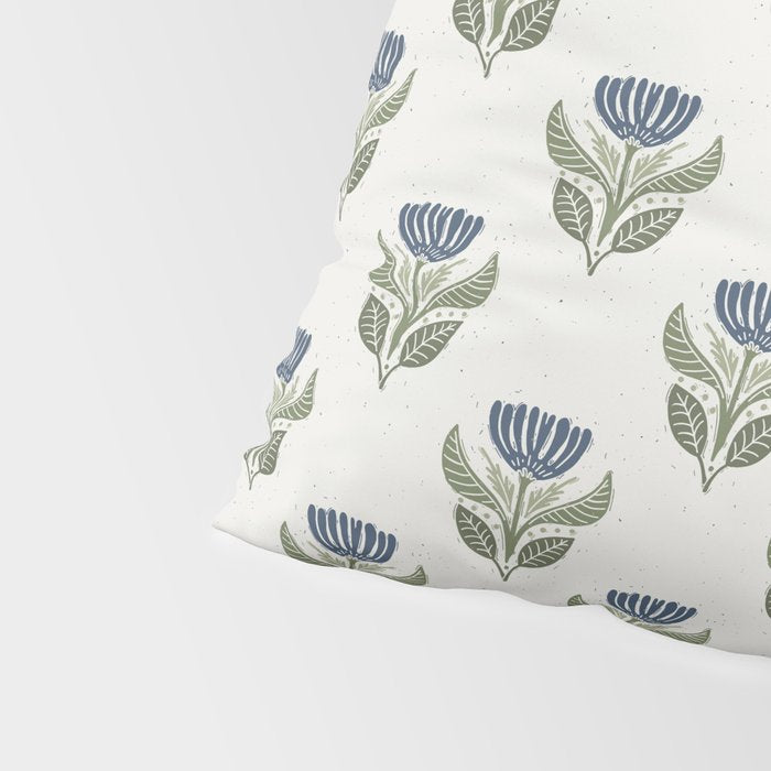 Stamped Floral Pillow Sham Gallery Image 4