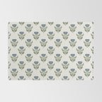 Stamped Floral Rug Gallery Image 2