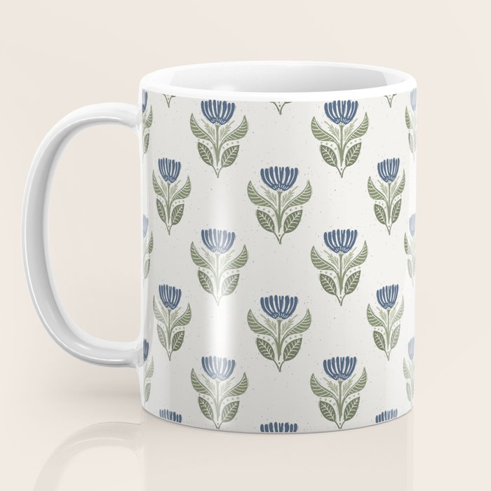 Stamped Floral Coffee Mug Gallery Image 3