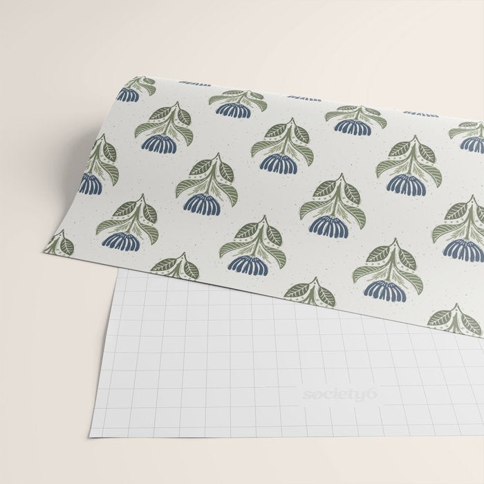 Stamped Floral Wrapping Paper Gallery Image 2