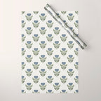 Stamped Floral Wrapping Paper Gallery Image 1