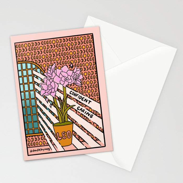 Leo Plant Stationery Card Gallery Image 2