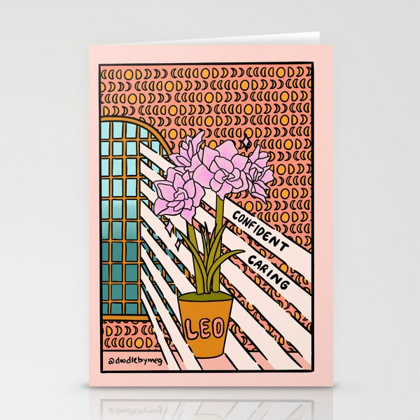 Leo Plant Stationery Card Gallery Image 1
