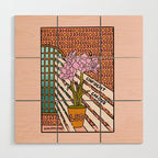 Leo Plant Wood Wall Art Gallery Image 1