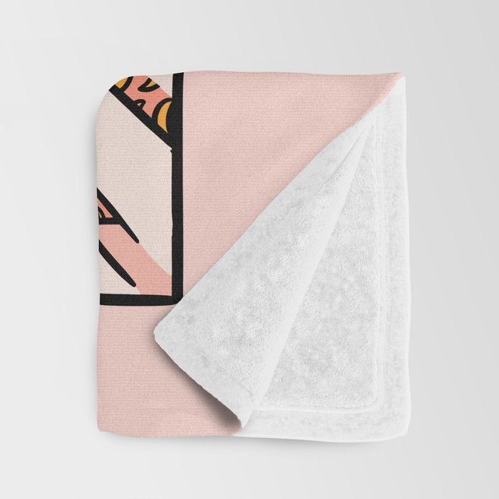 Leo Plant Throw Blanket Gallery Image 3