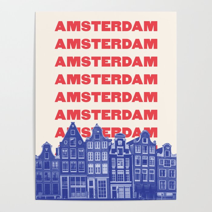 Amsterdam Canals Poster Gallery Image 1
