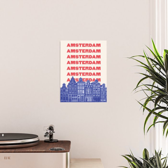 Amsterdam Canals Poster Gallery Image 2