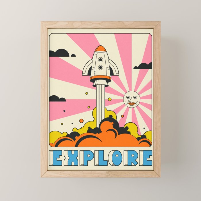 EXPLORE Mini Art Print Gallery Image 1