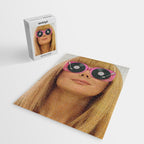 Pink Vinyl Sun Glasses - Vinyl Shades  Jigsaw Puzzle Gallery Image 2