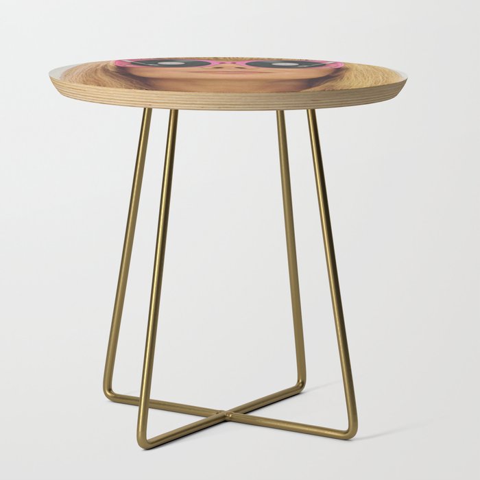 Pink Vinyl Sun Glasses - Vinyl Shades  Side Table Gallery Image 1