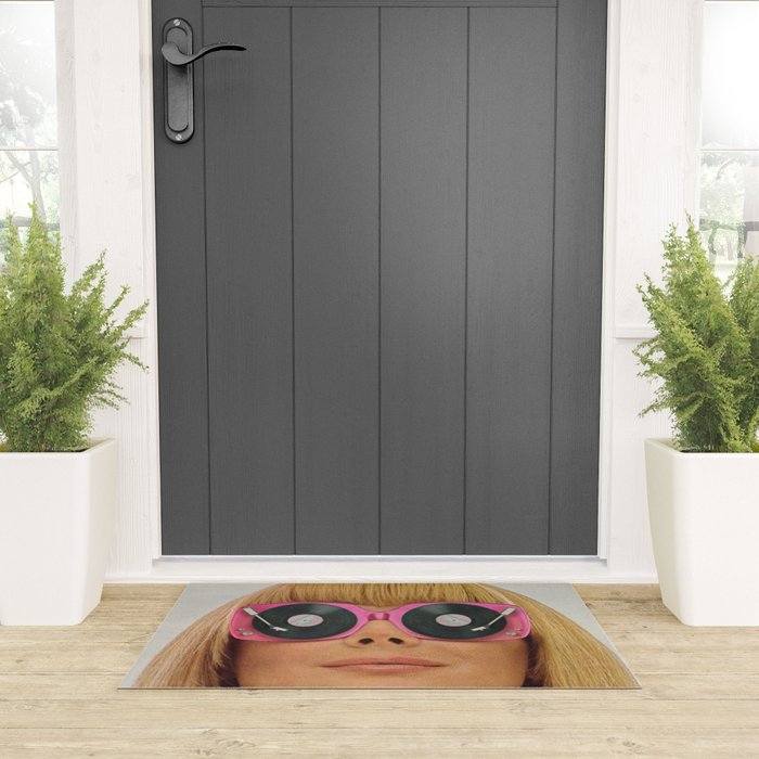 Pink Vinyl Sun Glasses - Vinyl Shades  Welcome Mat Gallery Image 3