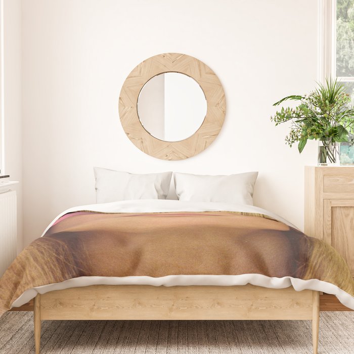 Pink Vinyl Sun Glasses - Vinyl Shades  Duvet Cover Gallery Image 3
