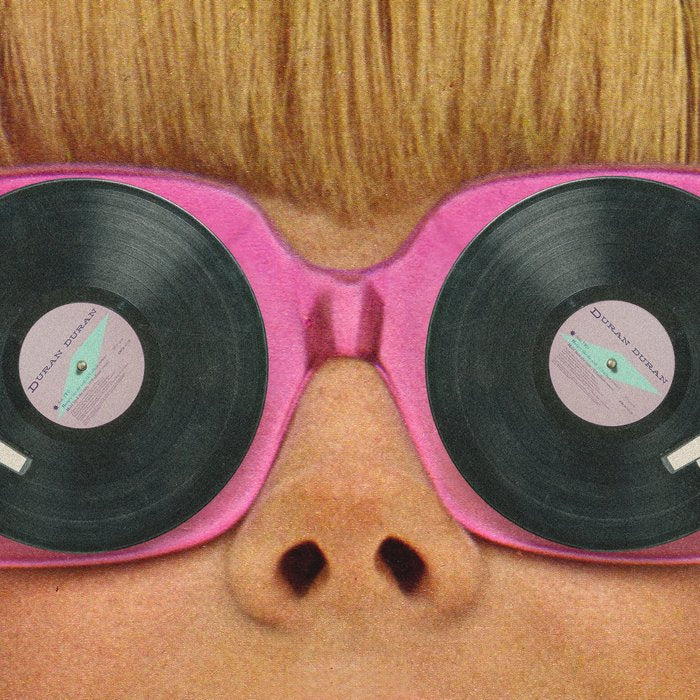 Pink Vinyl Sun Glasses - Vinyl Shades  Coffee Mug Gallery Image 2