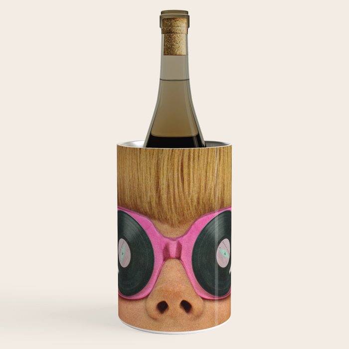 Pink Vinyl Sun Glasses - Vinyl Shades  Wine Chiller Gallery Image 1