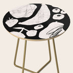 Abstract Fruit Black Side Table Gallery Image 2