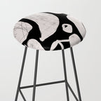Abstract Fruit Black Stool Gallery Image 2