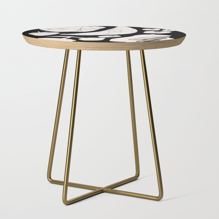 Abstract Fruit Black Side Table Gallery Image 1