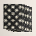 Freckled Suns - black and cream Wrapping Paper Gallery Image 3