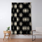 Freckled Suns - black and cream Window Curtain Gallery Image 5