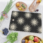 Freckled Suns - black and cream Cutting Board Gallery Image 2
