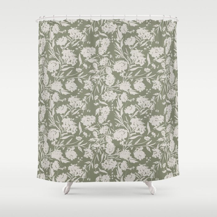 Evergreen Garden Shower Curtain Gallery Image 1