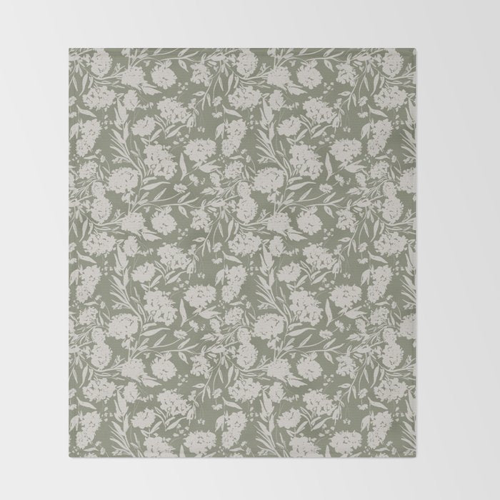 Evergreen Garden Throw Blanket Gallery Image 2