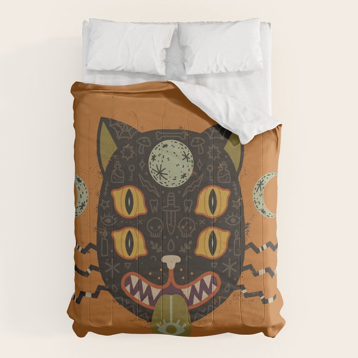 Spooky Cat Comforter Gallery Image 6