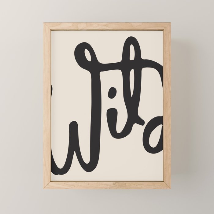 wild abstract Mini Art Print Gallery Image 1