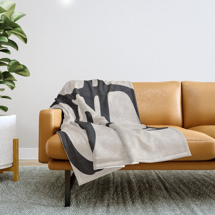 wild abstract Throw Blanket Gallery Image 1