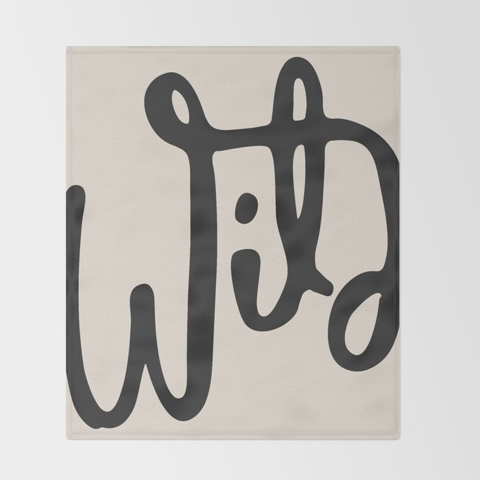 wild abstract Throw Blanket Gallery Image 2