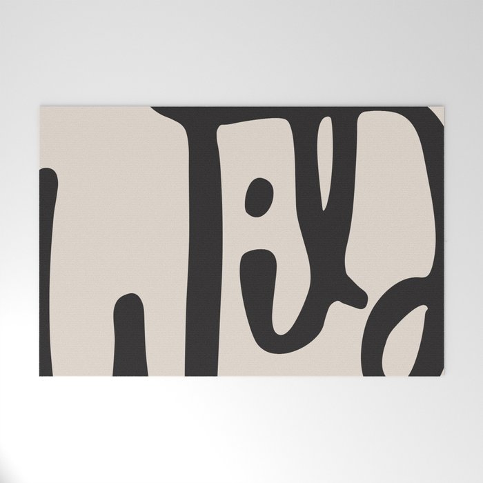 wild abstract Welcome Mat