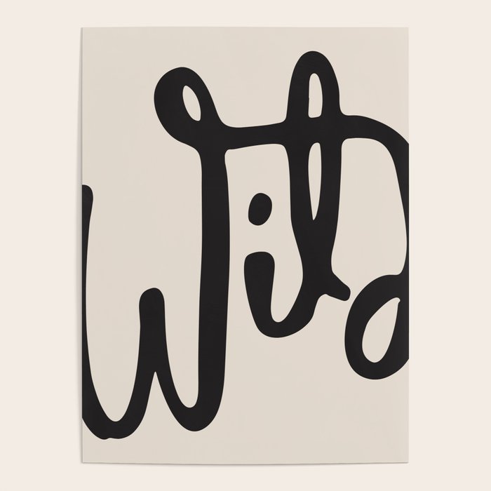 wild abstract Poster
