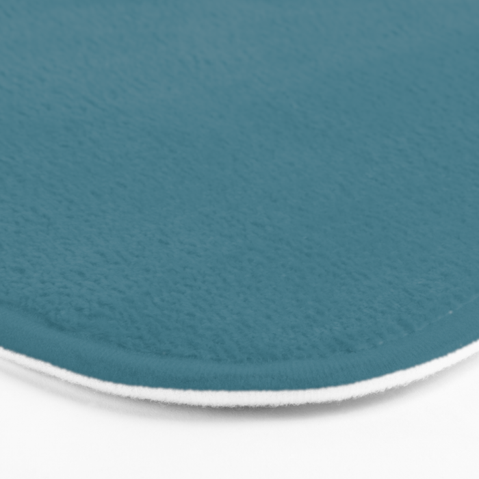 Solid Color Spring Teal Bath Mat Gallery Image 3