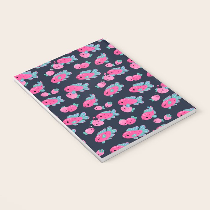Strawberry peacock cichlid Notebook Gallery Image 3