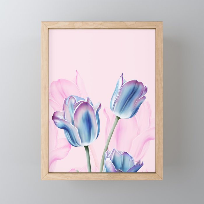 Spring Tulip Whispers Mini Art Print Gallery Image 1